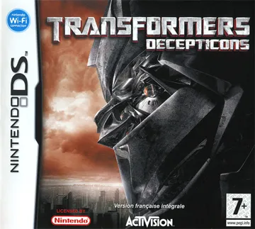 Transformers - Decepticons (Europe) (Rev 1) box cover front